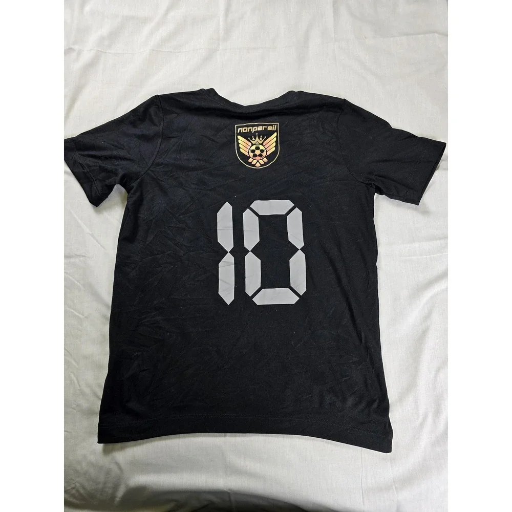 Nike Shirt Mens Medium Black‎ Dri-FIT Nonpareil 10 Soccer Graphic Tee DV7317-010